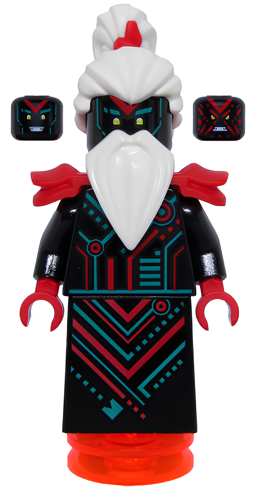 Lego Unagami with Trans Neon Orange Base njo593 N Shop device